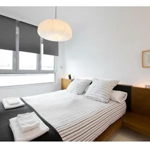 White Cozy Flat In Donostia Appartement